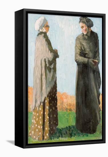 Peasants in Sunday Dress, 1890 (Oil on Canvas)-Ker Xavier Roussel-Framed Premier Image Canvas