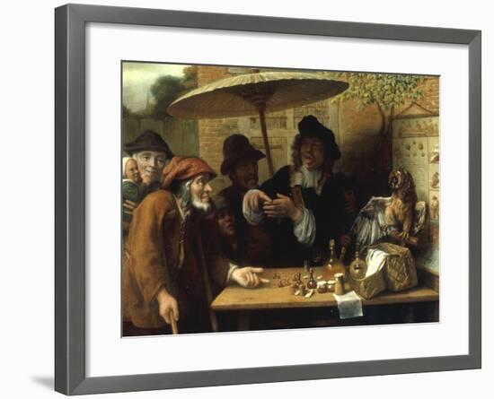 Peasants Listening to a Quack Doctor, 1668-Lambert Doomer-Framed Giclee Print