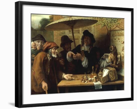 Peasants Listening to a Quack Doctor, 1668-Lambert Doomer-Framed Giclee Print