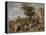 Peasants Merry-Making, c.1650-David Teniers the Younger-Framed Premier Image Canvas