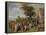 Peasants Merry-Making, c.1650-David Teniers the Younger-Framed Premier Image Canvas