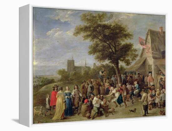 Peasants Merry-Making, c.1650-David Teniers the Younger-Framed Premier Image Canvas