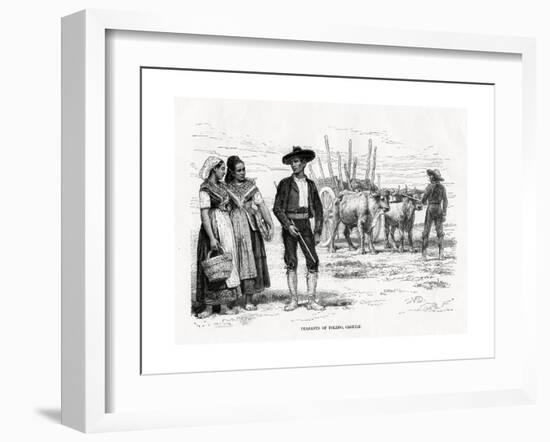 Peasants of Toledo, Castilla-La Mancha, Spain, 1879-null-Framed Giclee Print