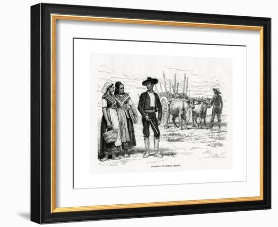 Peasants of Toledo, Castilla-La Mancha, Spain, 1879-null-Framed Giclee Print