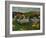 Peasants, Pigs, and a Village Under a Clear Sky, Landscape in Brittany, France, 1888-Paul Gauguin-Framed Giclee Print