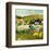 Peasants, Pigs and a Village under the Clear Sky in Brittany, France-Paul Gauguin-Framed Giclee Print