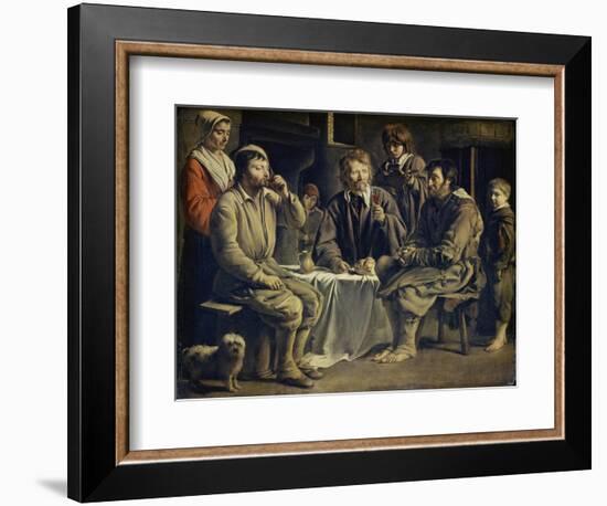 Peasants Sharing a Meal, C. 1642-Louis Le Nain-Framed Giclee Print