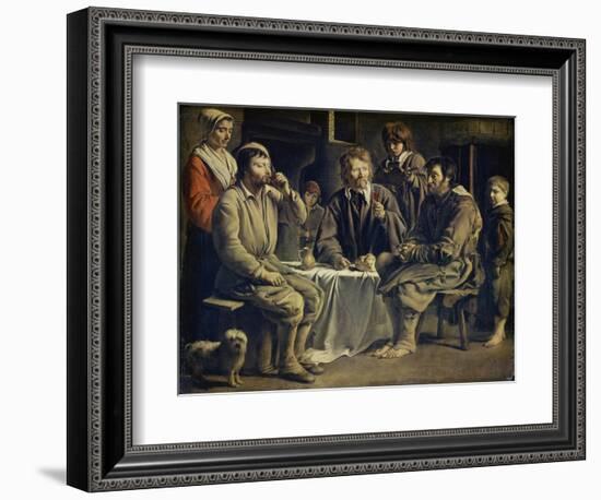 Peasants Sharing a Meal, C. 1642-Louis Le Nain-Framed Giclee Print