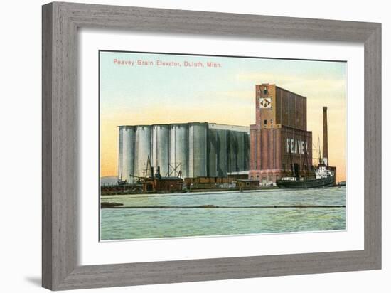 Peavey Grain Elevator, Duluth, Minnesota-null-Framed Art Print