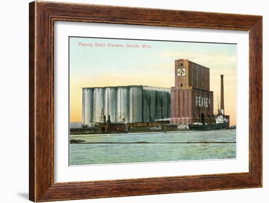 Peavey Grain Elevator, Duluth, Minnesota-null-Framed Art Print