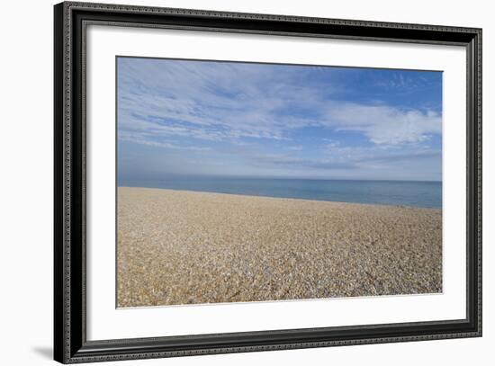 Pebble Beach, Bexhill-On-Sea, East Sussex, England-Natalie Tepper-Framed Photo