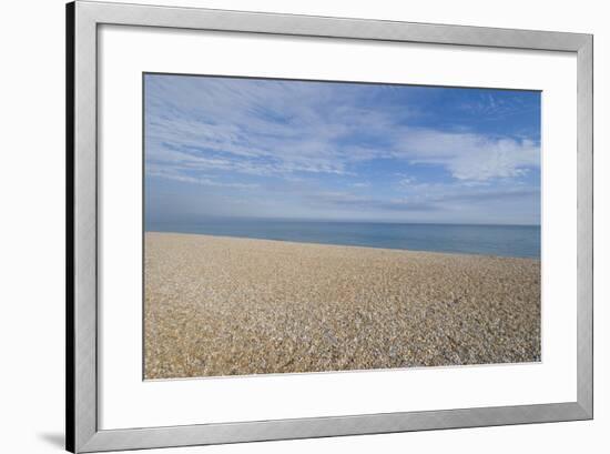 Pebble Beach, Bexhill-On-Sea, East Sussex, England-Natalie Tepper-Framed Photo