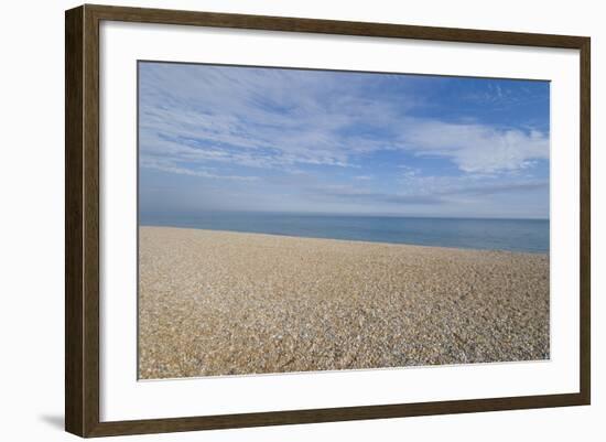 Pebble Beach, Bexhill-On-Sea, East Sussex, England-Natalie Tepper-Framed Photo