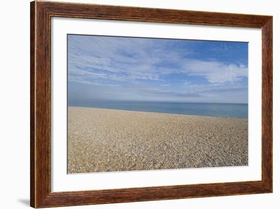 Pebble Beach, Bexhill-On-Sea, East Sussex, England-Natalie Tepper-Framed Photo