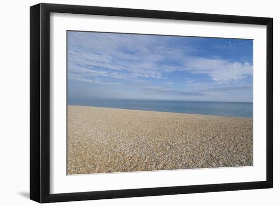 Pebble Beach, Bexhill-On-Sea, East Sussex, England-Natalie Tepper-Framed Photo