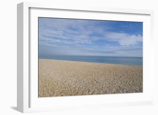 Pebble Beach, Bexhill-On-Sea, East Sussex, England-Natalie Tepper-Framed Photo