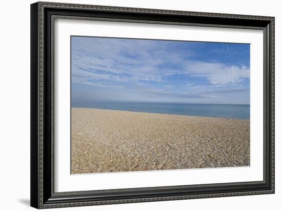 Pebble Beach, Bexhill-On-Sea, East Sussex, England-Natalie Tepper-Framed Photo