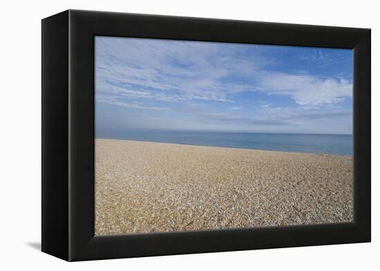 Pebble Beach, Bexhill-On-Sea, East Sussex, England-Natalie Tepper-Framed Stretched Canvas