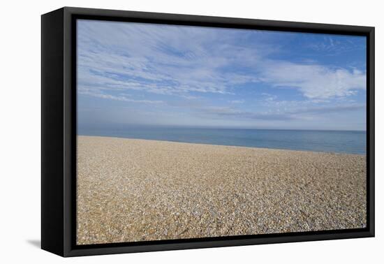 Pebble Beach, Bexhill-On-Sea, East Sussex, England-Natalie Tepper-Framed Stretched Canvas