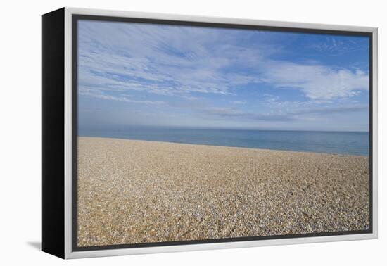 Pebble Beach, Bexhill-On-Sea, East Sussex, England-Natalie Tepper-Framed Stretched Canvas