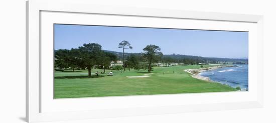 Pebble Beach Golf Course Ca, USA-null-Framed Photographic Print