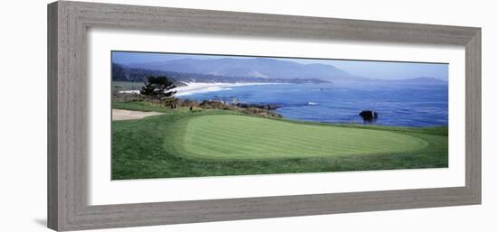 Pebble Beach Golf Course Pebble Beach, CA-null-Framed Photographic Print