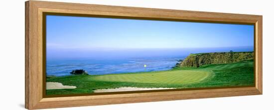 Pebble Beach Golf Course, Pebble Beach, Monterey County, California, USA-null-Framed Stretched Canvas