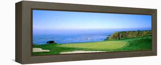 Pebble Beach Golf Course, Pebble Beach, Monterey County, California, USA-null-Framed Stretched Canvas