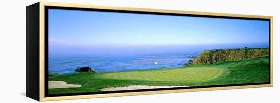 Pebble Beach Golf Course, Pebble Beach, Monterey County, California, USA-null-Framed Stretched Canvas