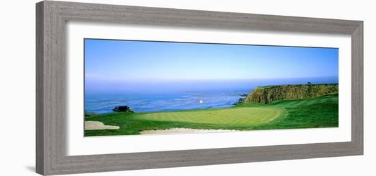 Pebble Beach Golf Course, Pebble Beach, Monterey County, California, USA-null-Framed Photographic Print