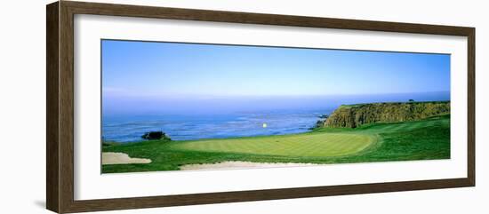 Pebble Beach Golf Course, Pebble Beach, Monterey County, California, USA-null-Framed Photographic Print