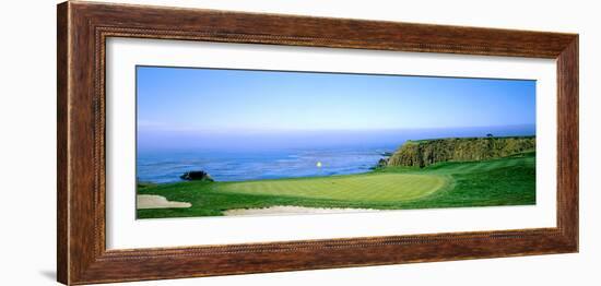 Pebble Beach Golf Course, Pebble Beach, Monterey County, California, USA-null-Framed Photographic Print