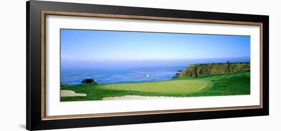 Pebble Beach Golf Course, Pebble Beach, Monterey County, California, USA-null-Framed Photographic Print