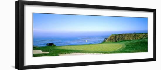 Pebble Beach Golf Course, Pebble Beach, Monterey County, California, USA-null-Framed Photographic Print