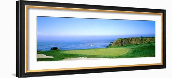 Pebble Beach Golf Course, Pebble Beach, Monterey County, California, USA-null-Framed Photographic Print