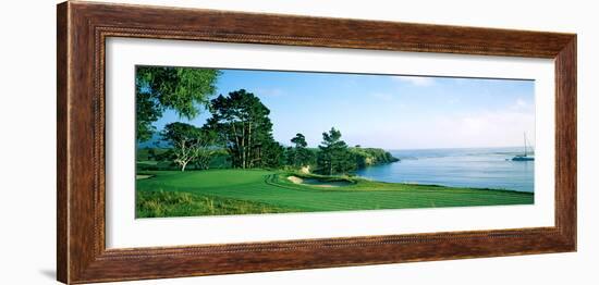 Pebble Beach Golf Course, Pebble Beach, Monterey County, California, USA-null-Framed Photographic Print