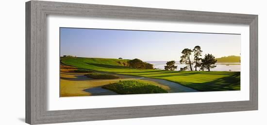 Pebble Beach Golf Course, Pebble Beach, Monterey County, California, USA-null-Framed Photographic Print