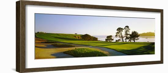 Pebble Beach Golf Course, Pebble Beach, Monterey County, California, USA-null-Framed Photographic Print