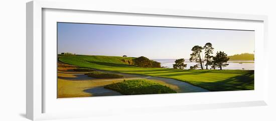 Pebble Beach Golf Course, Pebble Beach, Monterey County, California, USA-null-Framed Photographic Print