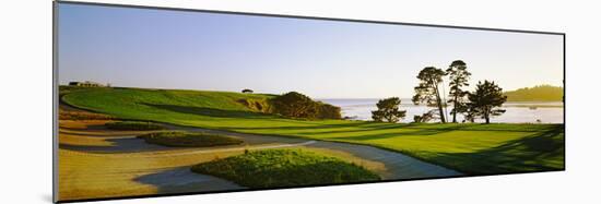 Pebble Beach Golf Course, Pebble Beach, Monterey County, California, USA-null-Mounted Photographic Print