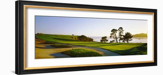 Pebble Beach Golf Course, Pebble Beach, Monterey County, California, USA-null-Framed Photographic Print