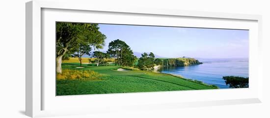 Pebble Beach Golf Course, Pebble Beach, Monterey County, California, USA-null-Framed Photographic Print