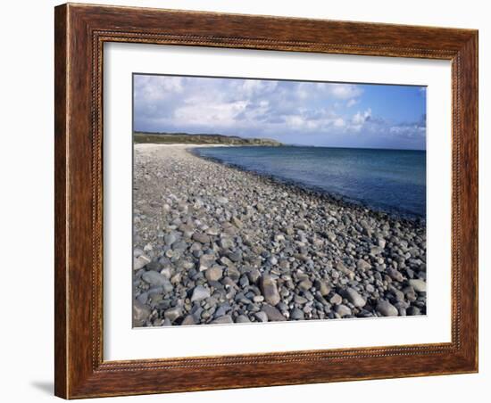 Pebble Beach Near Kildalton, Isle of Islay, Strathclyde, Scotland, United Kingdom-Michael Jenner-Framed Photographic Print