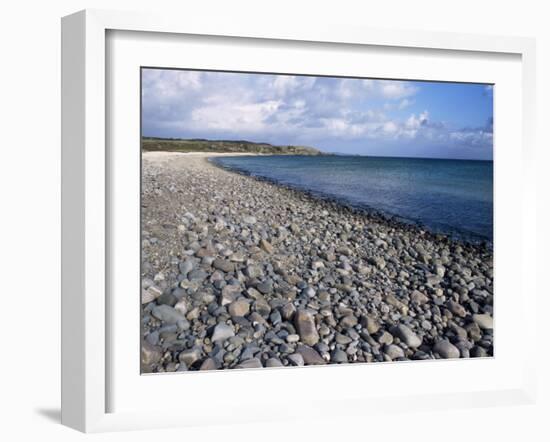 Pebble Beach Near Kildalton, Isle of Islay, Strathclyde, Scotland, United Kingdom-Michael Jenner-Framed Photographic Print