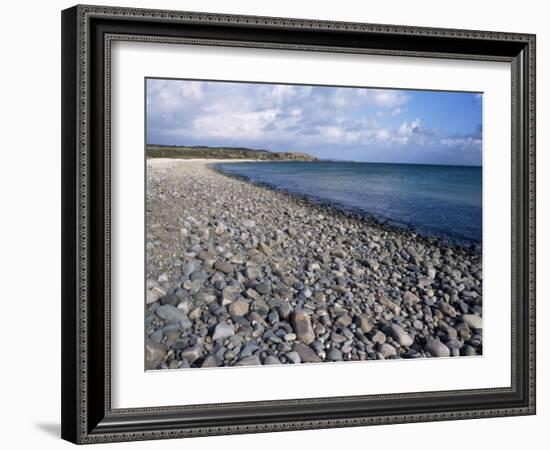 Pebble Beach Near Kildalton, Isle of Islay, Strathclyde, Scotland, United Kingdom-Michael Jenner-Framed Photographic Print