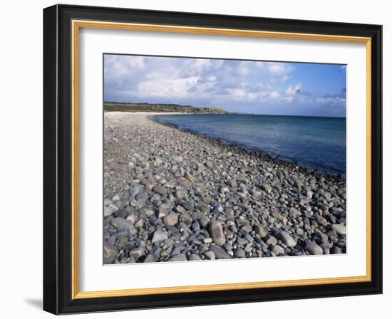 Pebble Beach Near Kildalton, Isle of Islay, Strathclyde, Scotland, United Kingdom-Michael Jenner-Framed Photographic Print