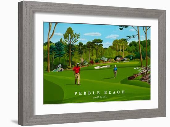 Pebble Beach-Mark Ulriksen-Framed Art Print