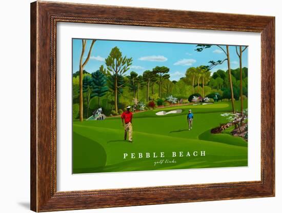 Pebble Beach-Mark Ulriksen-Framed Art Print