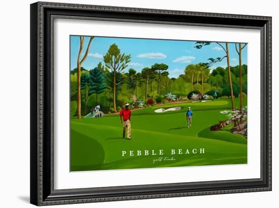 Pebble Beach-Mark Ulriksen-Framed Art Print