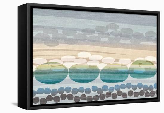 Pebble Beach-Tandi Venter-Framed Stretched Canvas